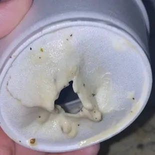 the inside of a pizza pan