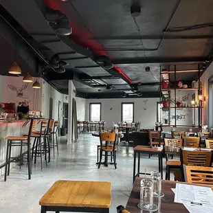 Upstairs area. Nice views from the window seats. Bathrooms need some TLC.