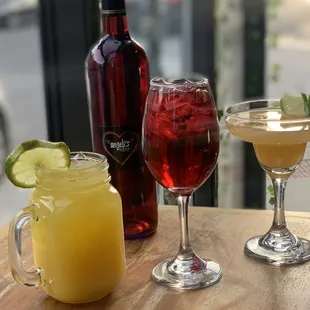 Angeli's Margherita cocktails  Sangria Orange crush