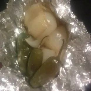 Grilled onion &amp; jalapeño...aka bomb.com