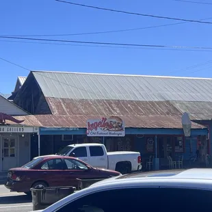 Outside of the restaurant