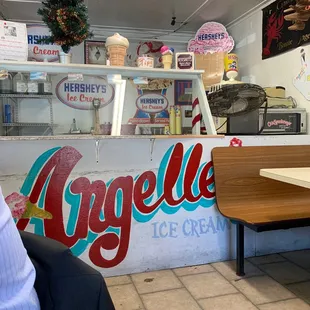 Burgers and ice cream