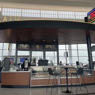 the interior of a restaurant