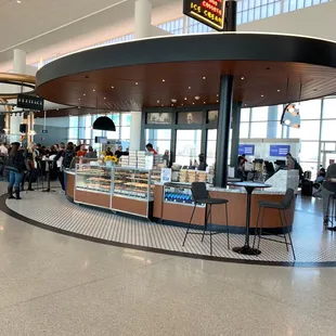 the interior of a restaurant
