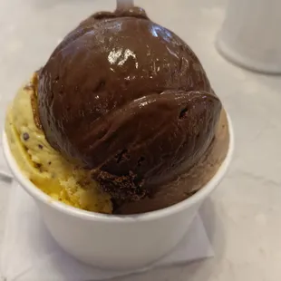 Large Gelato - 3 flavors (Chocolate, Zuppa Inglese, Cappuccino)