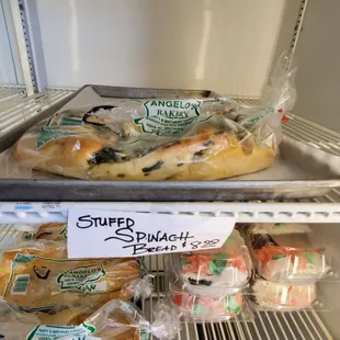 Stuffed Spinach Bread