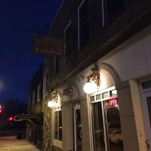 It's on a downtown mini city type of street for both sides parking diagonally.