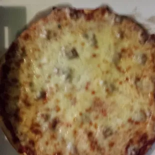 Uncut take out pizza! LOL!!!