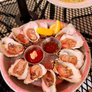 Happy hour oysters