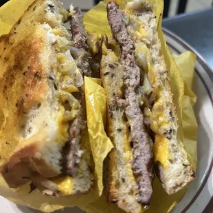 Awesome patty melt