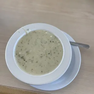 Cream of broccoli soup