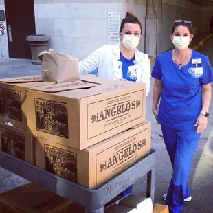 Hungry medical staff! Hard working heroes!