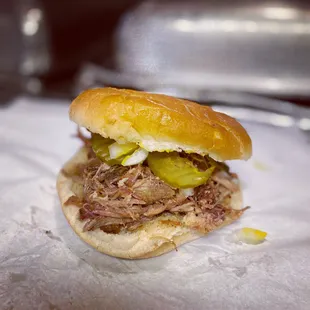 Pulled pork sandwich!