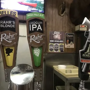 Craft local beers on tap!