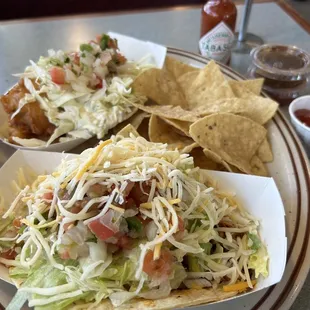 fish tacos, chicken taco