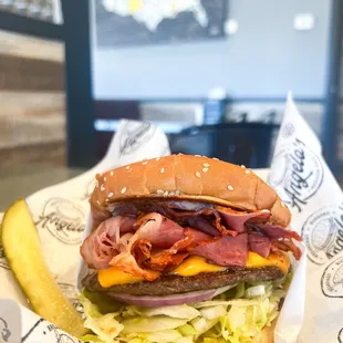 Pastrami Cheeseburger