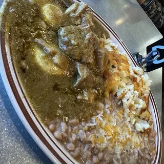 Chile Verde Huevos Rancheros