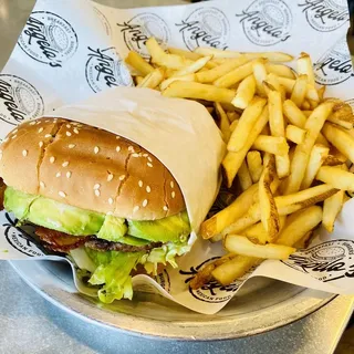 Avocado Bacon Cheeseburger Combo