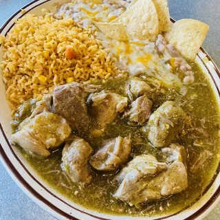 Chile Verde Plate