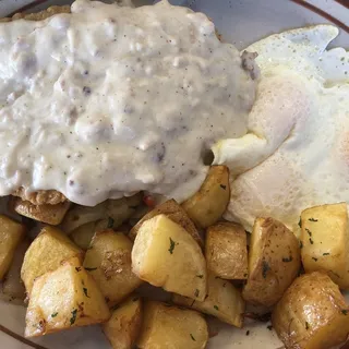Country-Fried Steak and Eggs