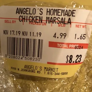 Chicken Marsala?