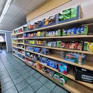 a view of the store&apos;s shelves