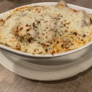 a dish of lasagna