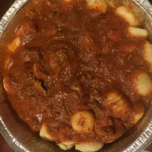 Gnocchi dinner  added meatball
