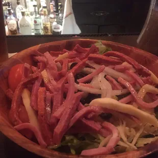 The antipasto salad - a meal in itself