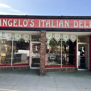 the front of the restaurant