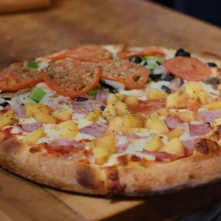 Our oven baked special pizzas made fresh for every order.