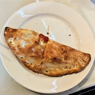 This is the Pepperoni Calzone.  Photo taken February 15, 2023.