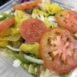 House Salad with added toppings