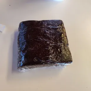 Brownie. $4.25 pretty big brownie