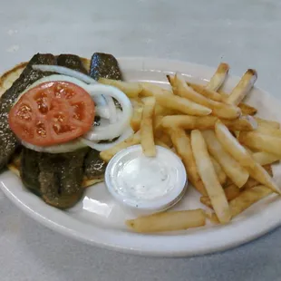 Gyro Fries and the best gyro sauce you will ever taste