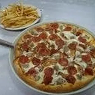 Pizza and Fries