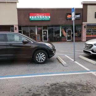 outside