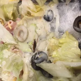 Found roach in my chef salad from Angelo&apos;s Pizza in Houston, TX.