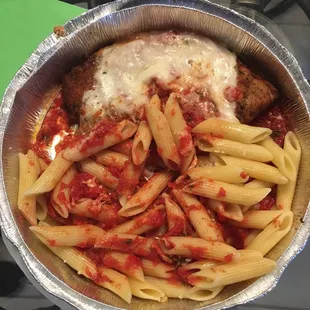 Chicken Parmigiana or should I say Chicken Pepperiana