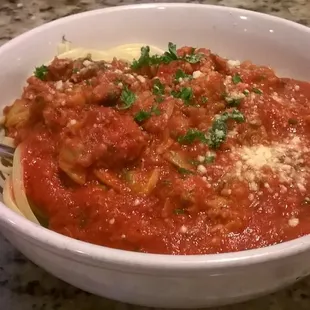 Friends Linguine with Clams - plus soup, salad, dessert-$10.99