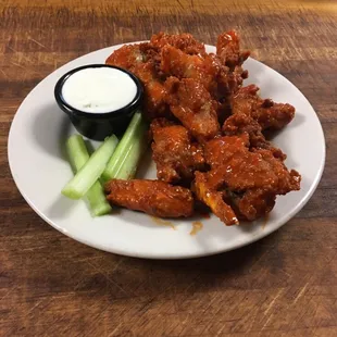 Delicious jumbo breaded chicken wings!!