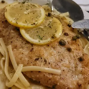 Chicken Piccata (on special that night)