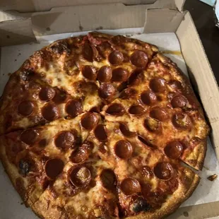 Pepperoni pizza