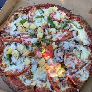 Greek pizza