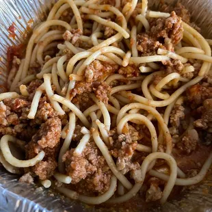 Where is the sauce at? It was like a meat plate with dry noodles.