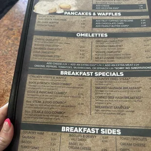 Breakfast Menu