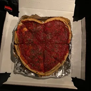 Heart Shaped Pizza