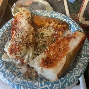Pizza meatball sub