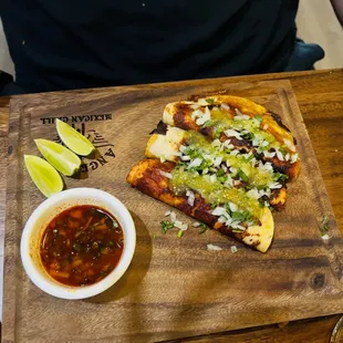 Quezo birria quesadillas and consomé are my kids favorite meal