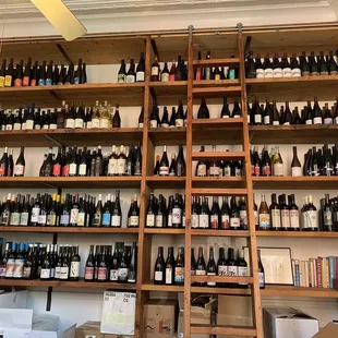 Just some of the wine + sake collection!